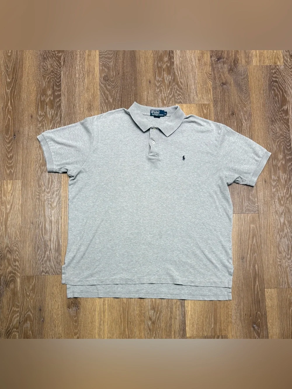 Ralph Lauren Men's Light Heather Gray Polo Shirt